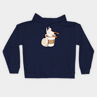 Coffee Duck Kids Hoodie